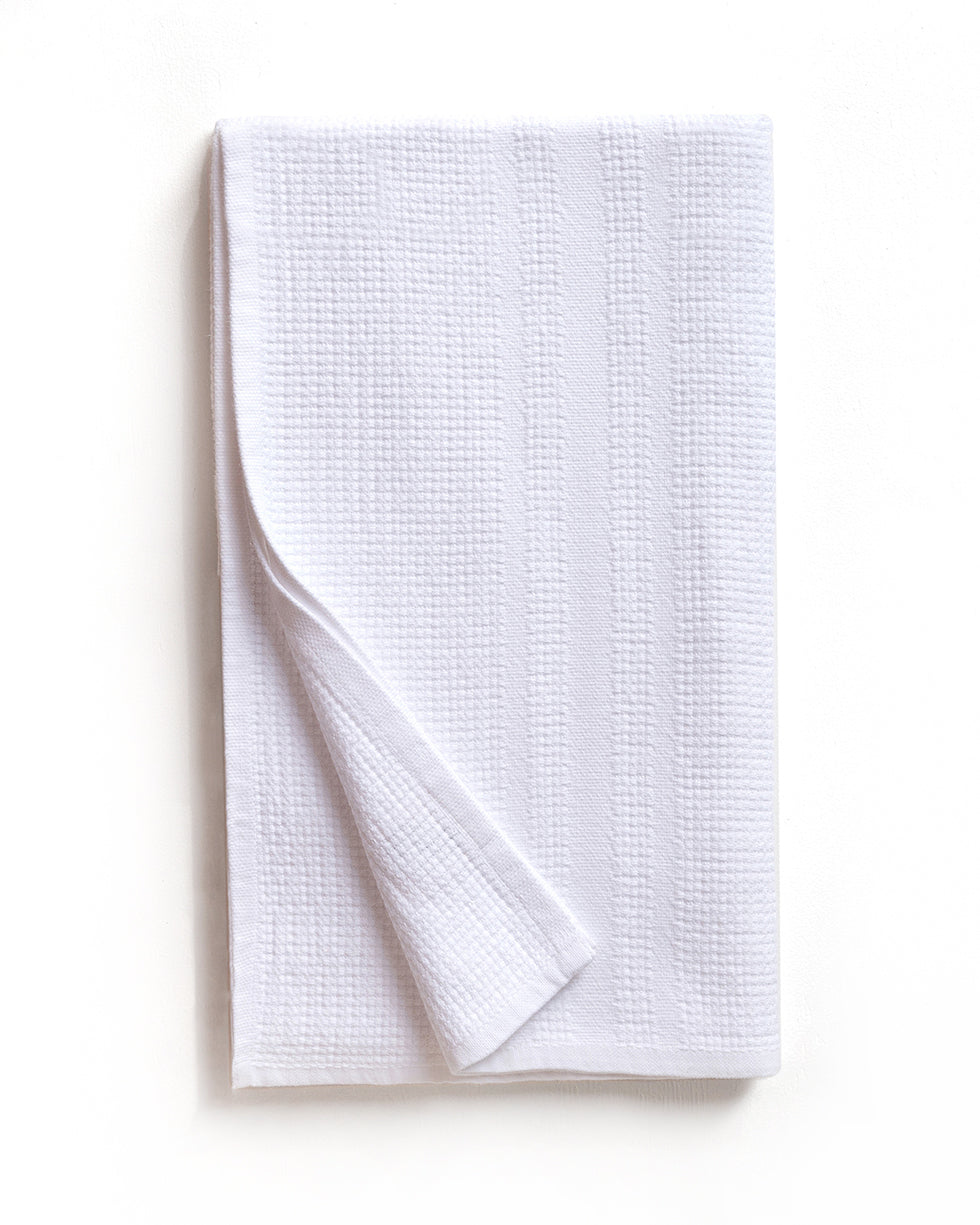 TOWEL organic block rib