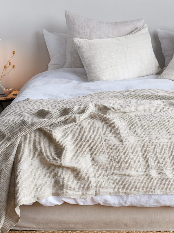 BED THROWS cotton/linen bogolan